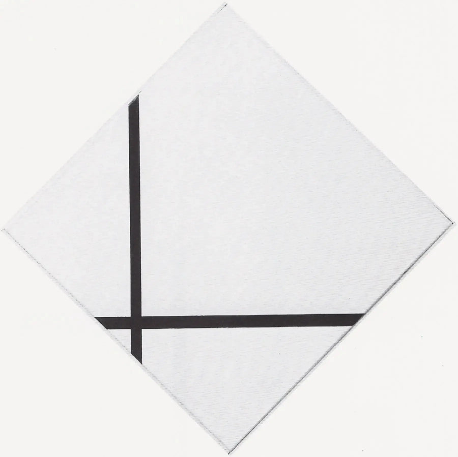 Romboidikuvio kahdella viivalla - Piet Mondrian