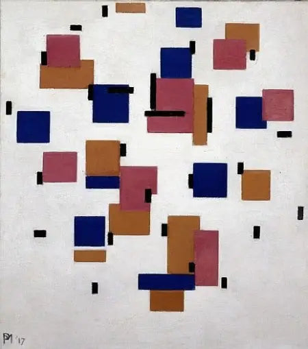 Värikuvasto B - Piet Mondrian