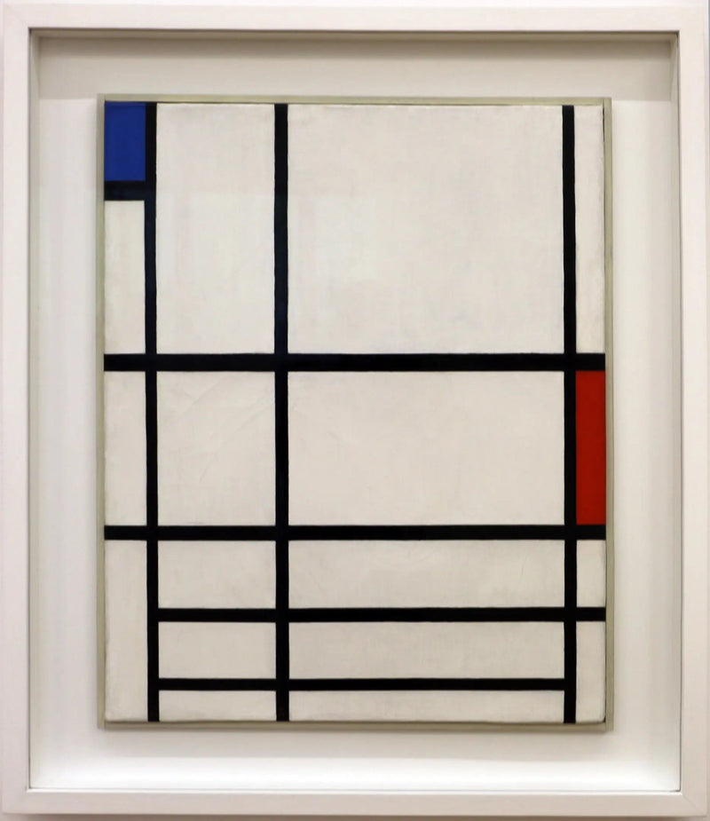 Punainen, sininen ja valkoinen II - Piet Mondrian