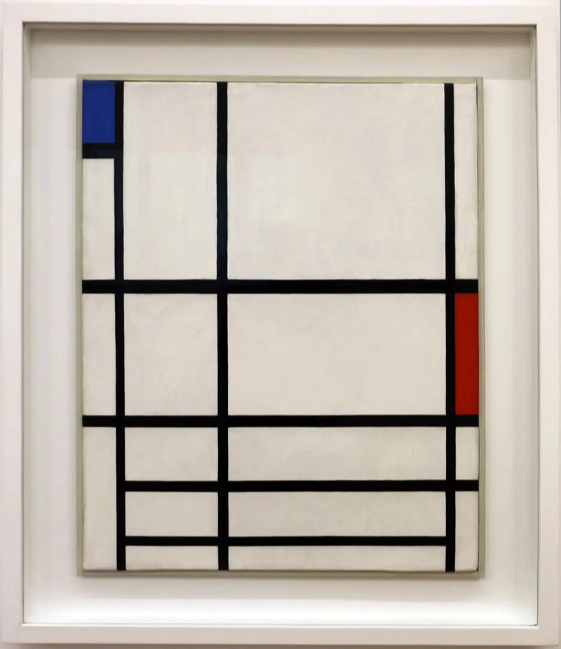 Punainen, sininen ja valkoinen II - Piet Mondrian