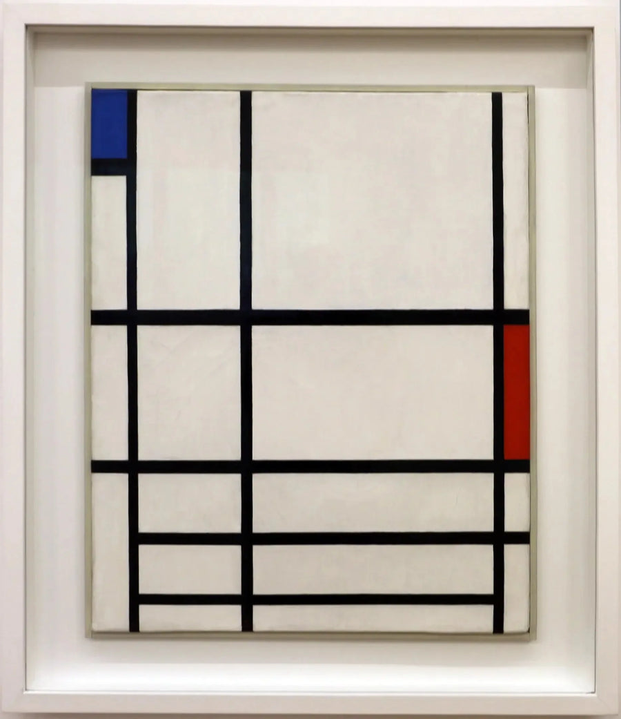 Punainen, sininen ja valkoinen II - Piet Mondrian