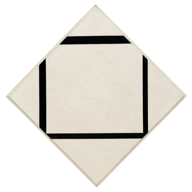 Koostumus nro 1: Nelirivinen rombi - Piet Mondrian