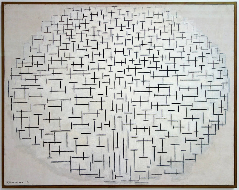 Koostumus nro 10 (Laituri ja Oseani) - Piet Mondrian
