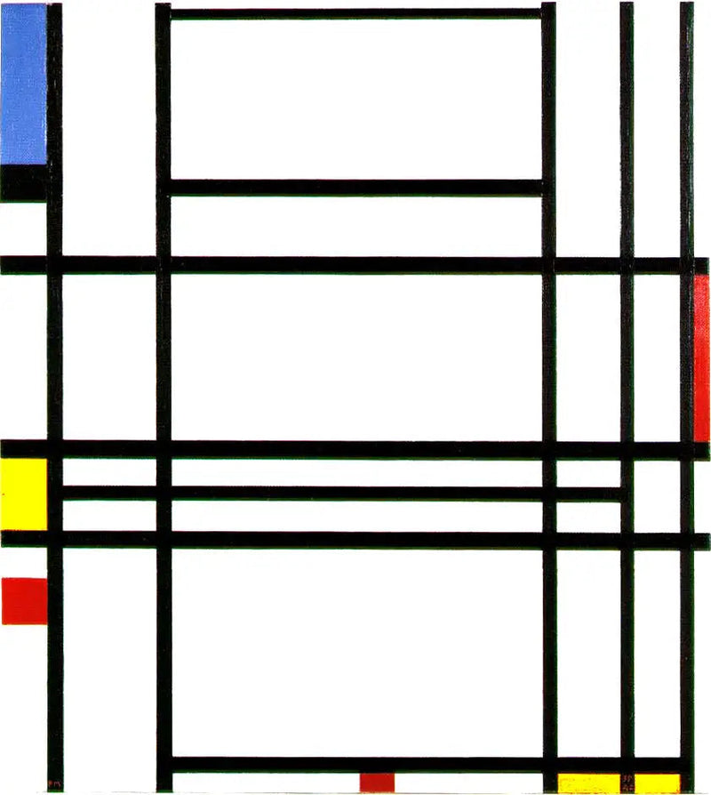 Koostumus nro 10 - Piet Mondrian