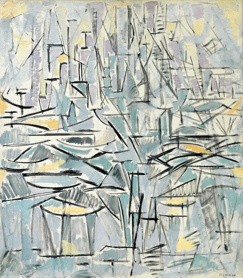 Koostumus n° XVI, Koostumus 1 (Puut) - Piet Mondrian