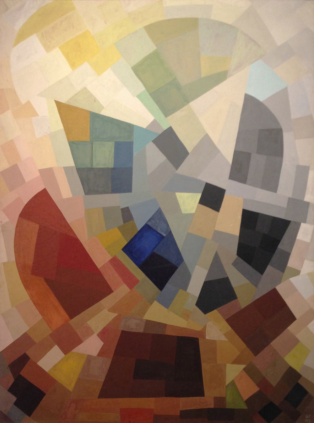 Composition - Otto Freundlich image 1 copie peinte à la main à l’huile
