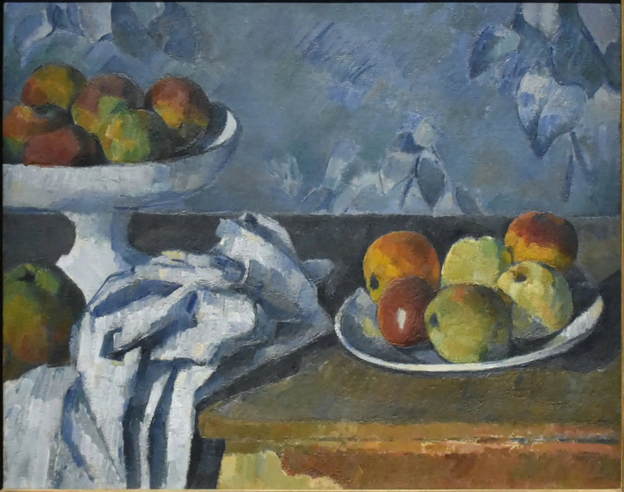 Kulho, lautanen ja omenat - Paul Cézanne