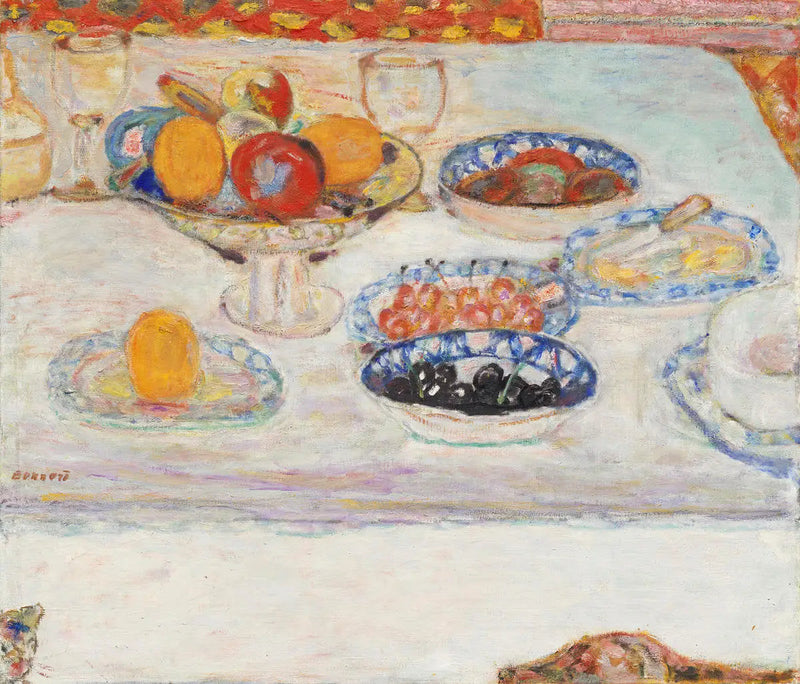 Hedelmätarjottimet ja lautaset - Pierre Bonnard