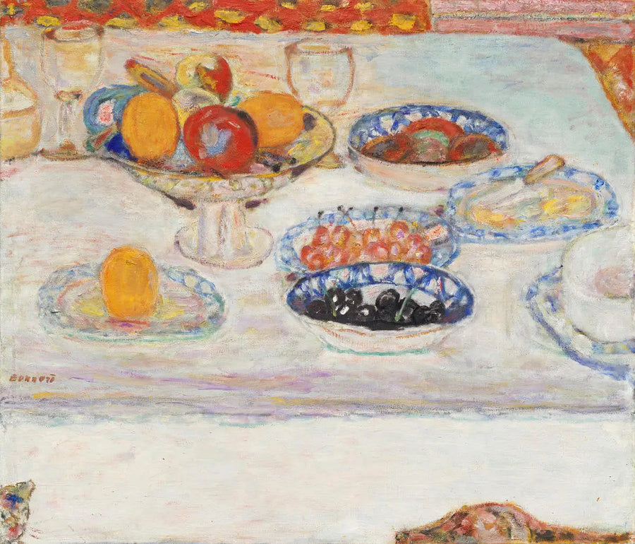 Hedelmätarjottimet ja lautaset - Pierre Bonnard