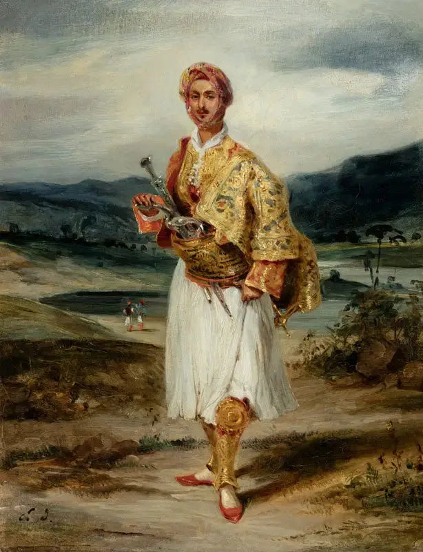 Palatiano kreivi Suliotin puvussa - Eugène Delacroix