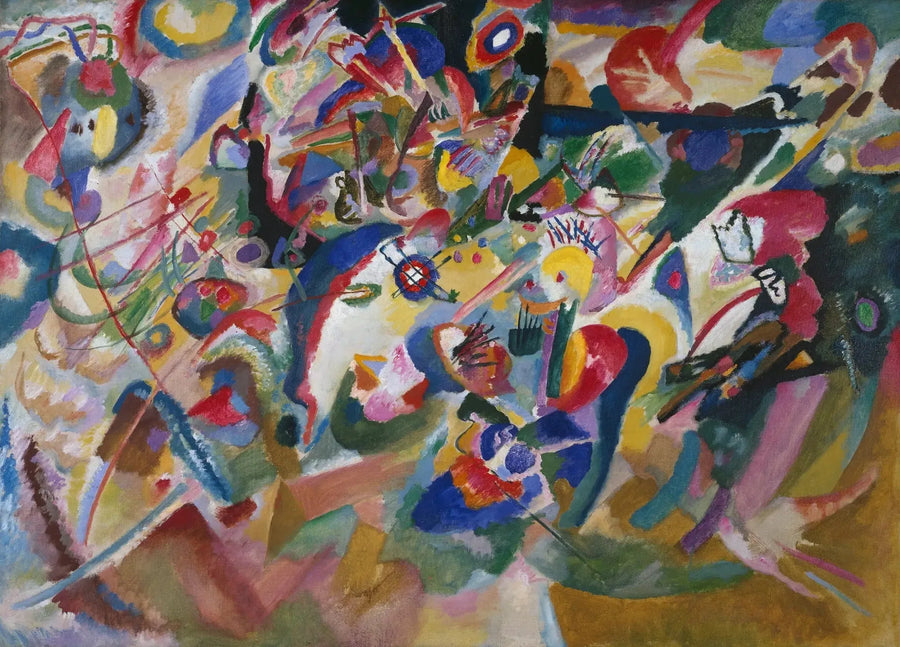 Suunnittelu 3 kohti "Koostumus VII" - Vassily Kandinsky