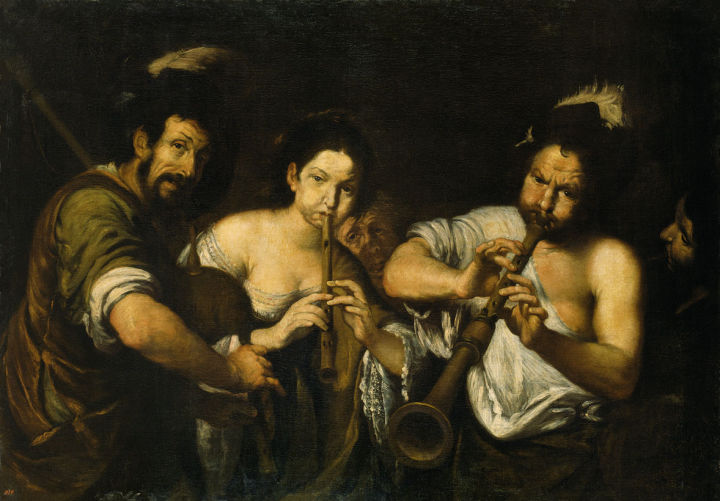 Concert - Bernardo Strozzi image 1 reproduction artisanale de tableau