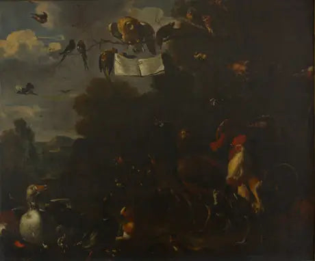 Lintujen konsertti - Melchior de Hondecoeter