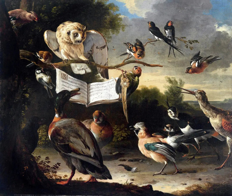 Lintujen konsertti - Melchior de Hondecoeter