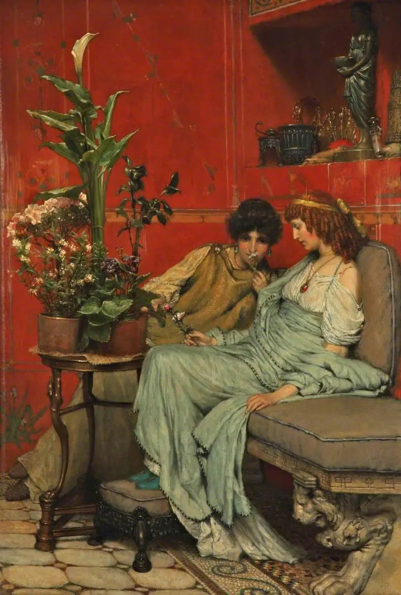 Confidences - Lawrence Alma-Tadema - Alpha Reproduction