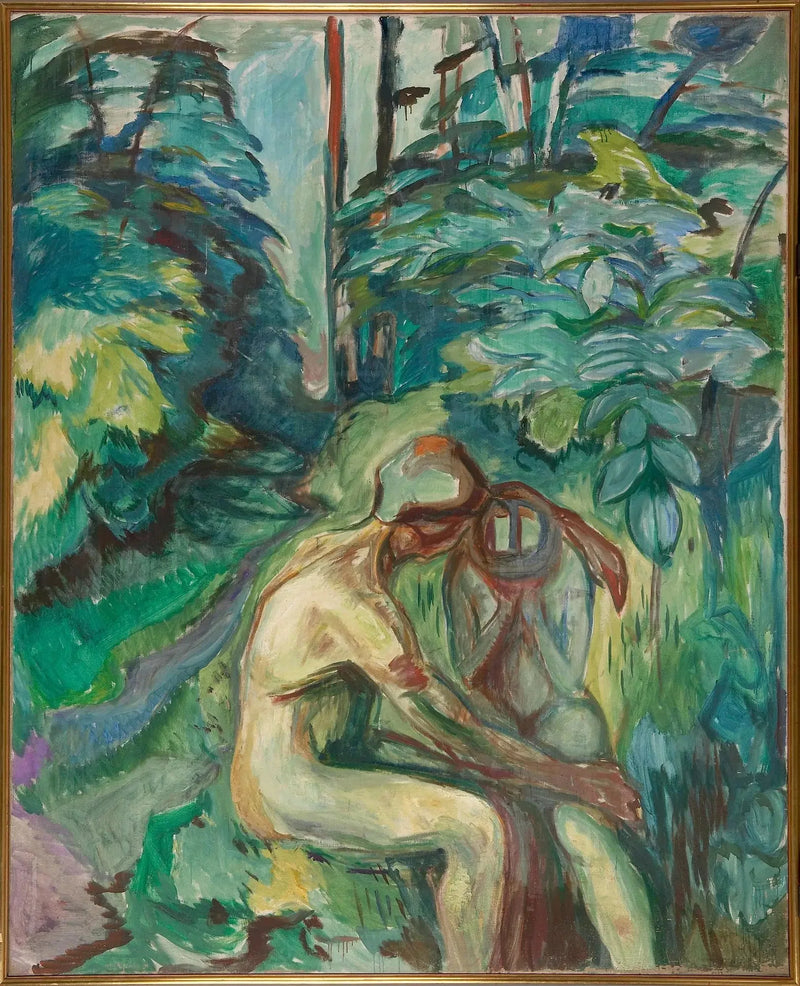 Lohdutus metsässä - Edvard Munch