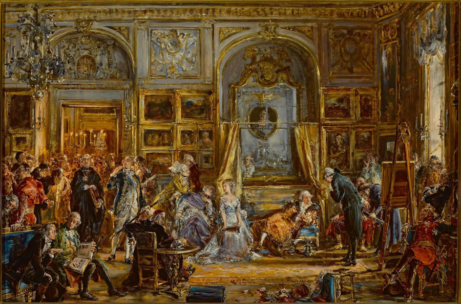 Perustuslaki 3. toukokuuta. Nelivuotinen dietti. Kasvatuskomissio. Vuoden 1795 jako. Otteita sarjasta "Vallankumouksen historia Puolassa". - Jan Matejko