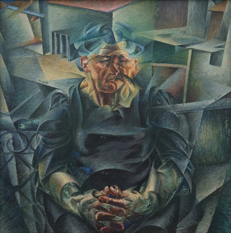 Vaakasuora rakennus - Umberto Boccioni