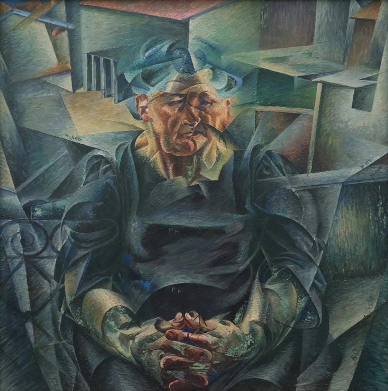 Vaakasuora rakennus - Umberto Boccioni