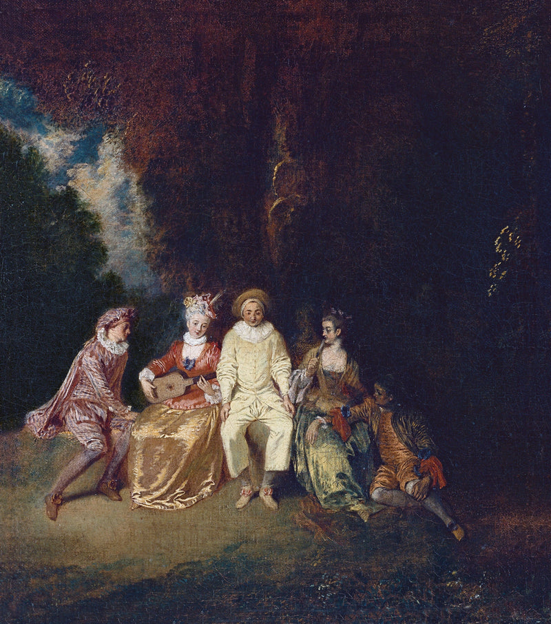 Contenu Pierrot - Antoine Watteau