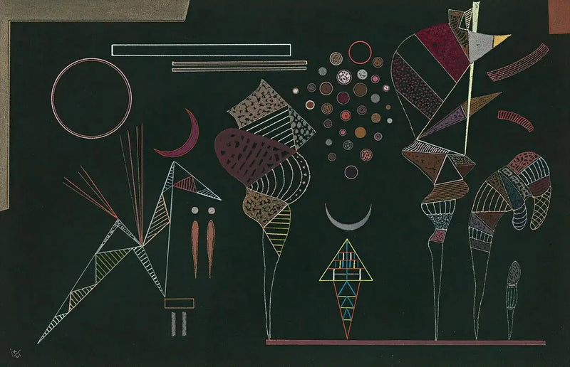 Vähennetyt kontrastit - Vassily Kandinsky