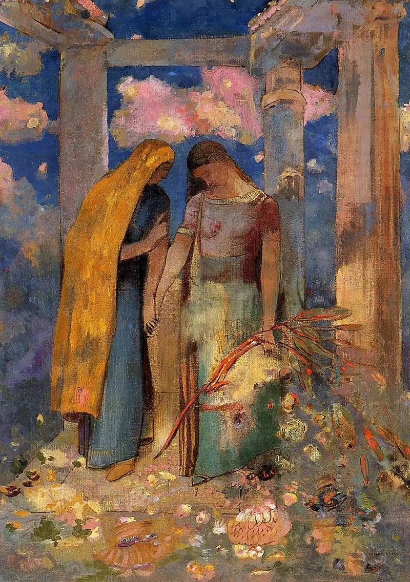 Mystinen keskustelu - Odilon Redon