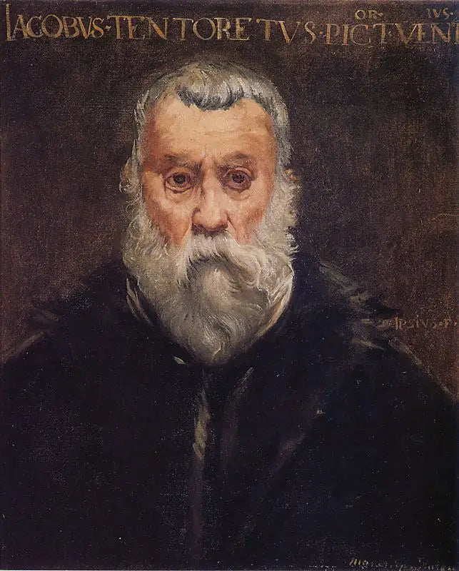 Tintoreton itsensä maalaama muotokuva - Édouard Manet