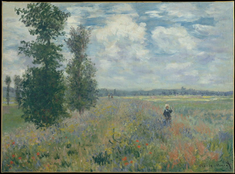 Unikkokentät lähellä Argenteuil W380 - Claude Monet