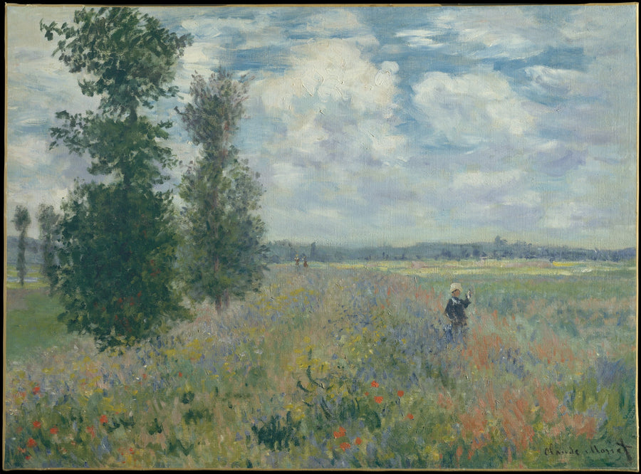 Unikkokentät lähellä Argenteuil W380 - Claude Monet