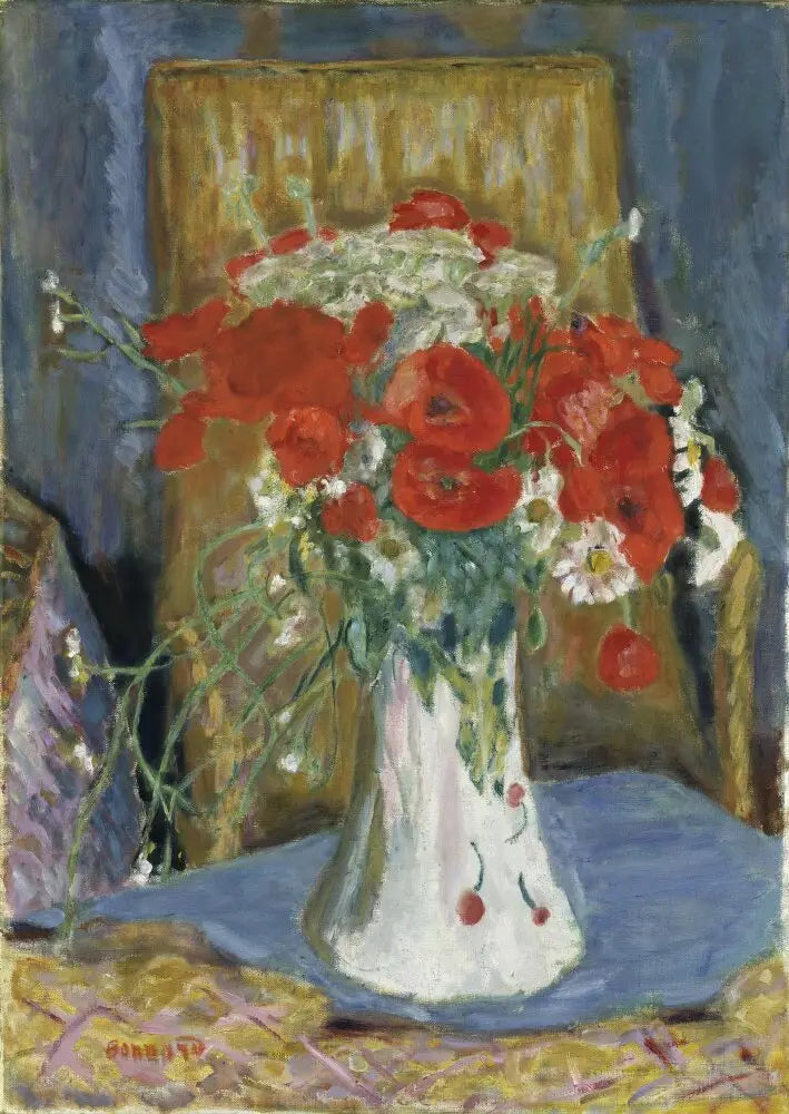 Unikkoja maljakossa - Pierre Bonnard