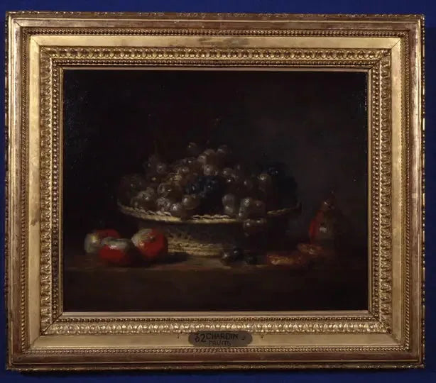 Viinirypäle-, omena- ja päärynäkorit ja piirakat - Jean Siméon Chardin