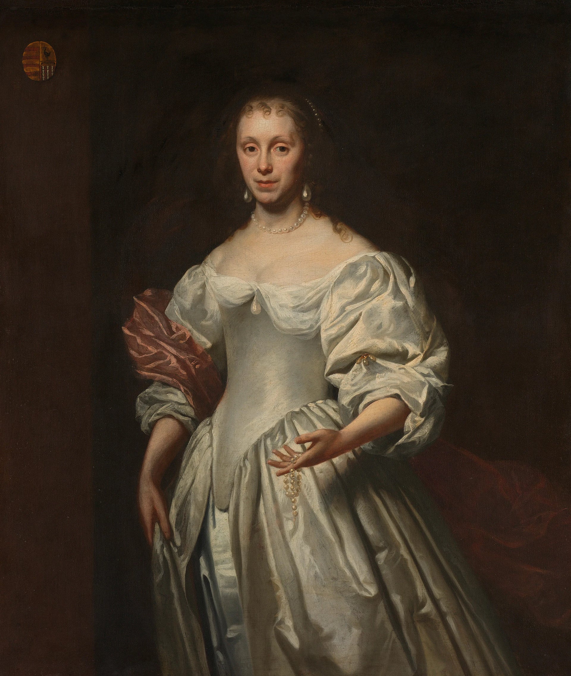 Cornelia Craen van Haeften (1622-78), dame de Schorrestein. Épouse de Johan Servaes van Limburg - Cornelis (II) Janssens van Ceulen