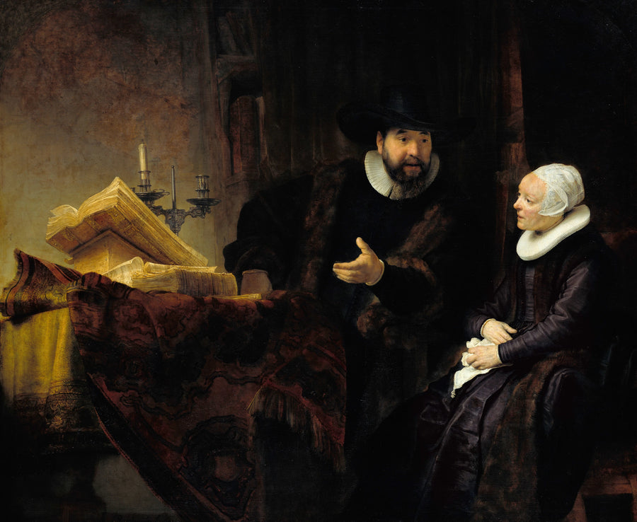 Cornelis Claeszoon Anslo ja hänen vaimonsa Aaltje Schouten - Rembrandt