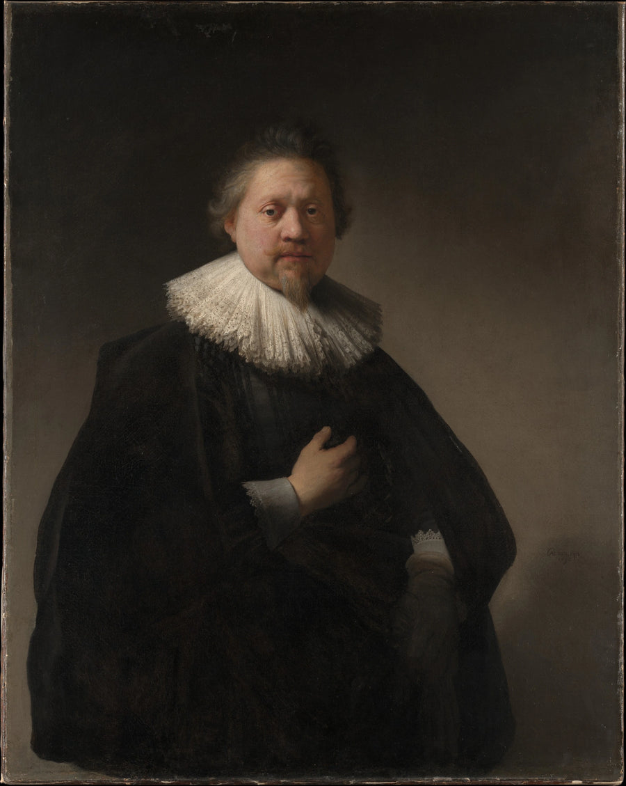 Miehen muotokuva, todennäköisesti Van Beresteyn perheen jäsen - Rembrandt