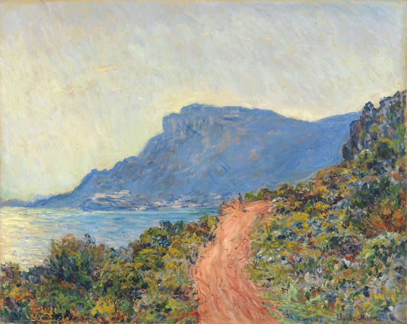 La Corniche lähellä Monaco W890 - Claude Monet