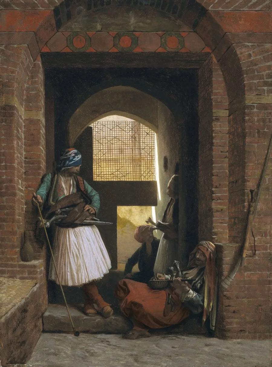 Vartiohuone huijareilta Kairassa - Jean-Léon Gérôme