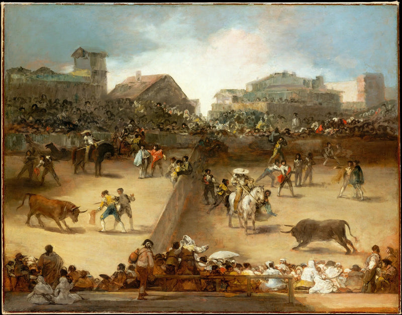 Taistelu jaetussa areenassa - Francisco de Goya