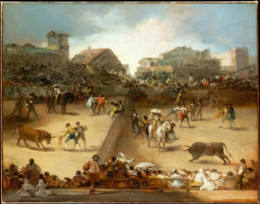 Taistelu jaetussa areenassa - Francisco de Goya