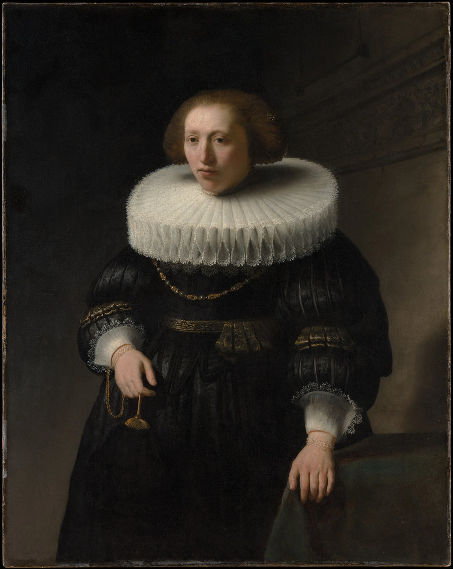 Muotokuva naisesta, todennäköisesti Van Beresteyn perheen jäsenestä - Rembrandt
