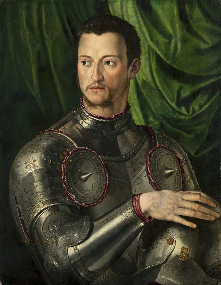 Cosme de Médicis haarniskassa - Bronzino