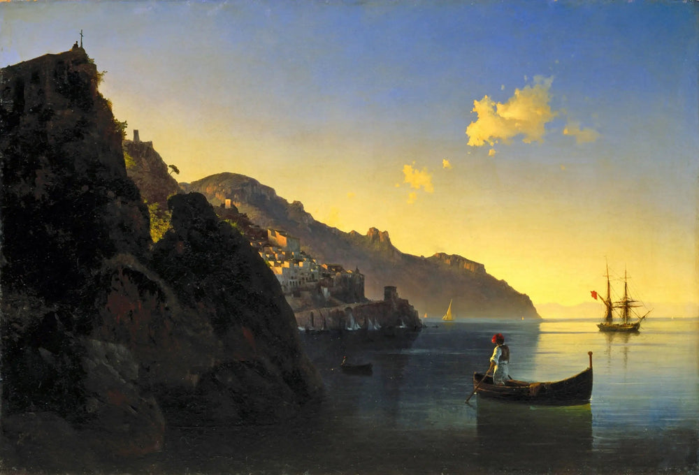 Côte amalfitaine - Ivan Aïvazovski - Alpha Reproduction