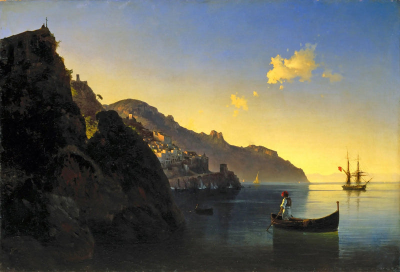 Amalfian rannikko - Ivan Aïvazovski