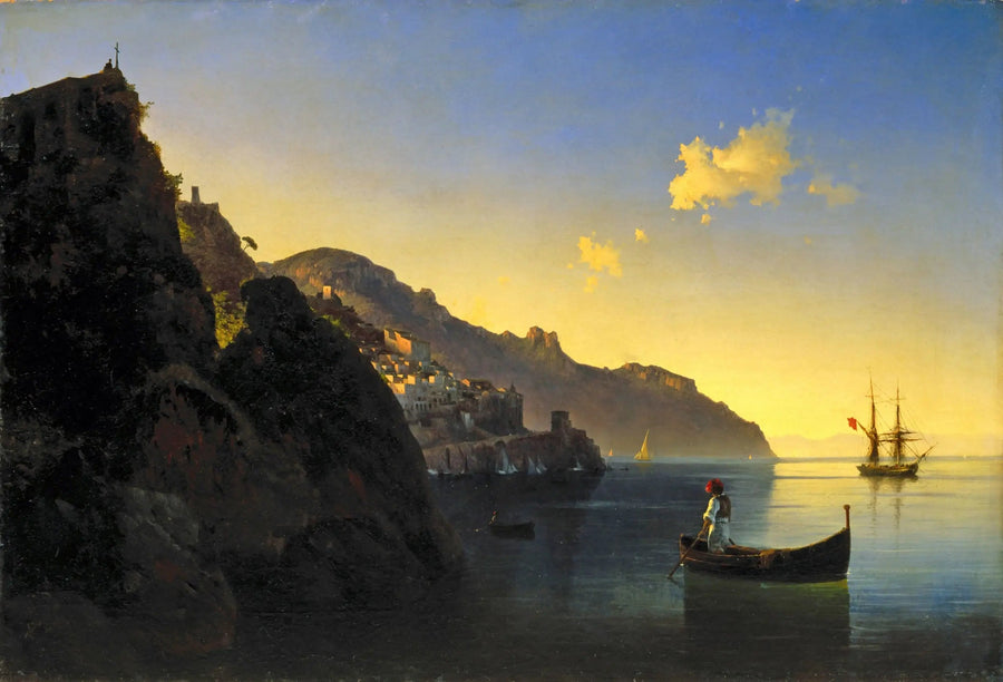 Amalfian rannikko - Ivan Aïvazovski