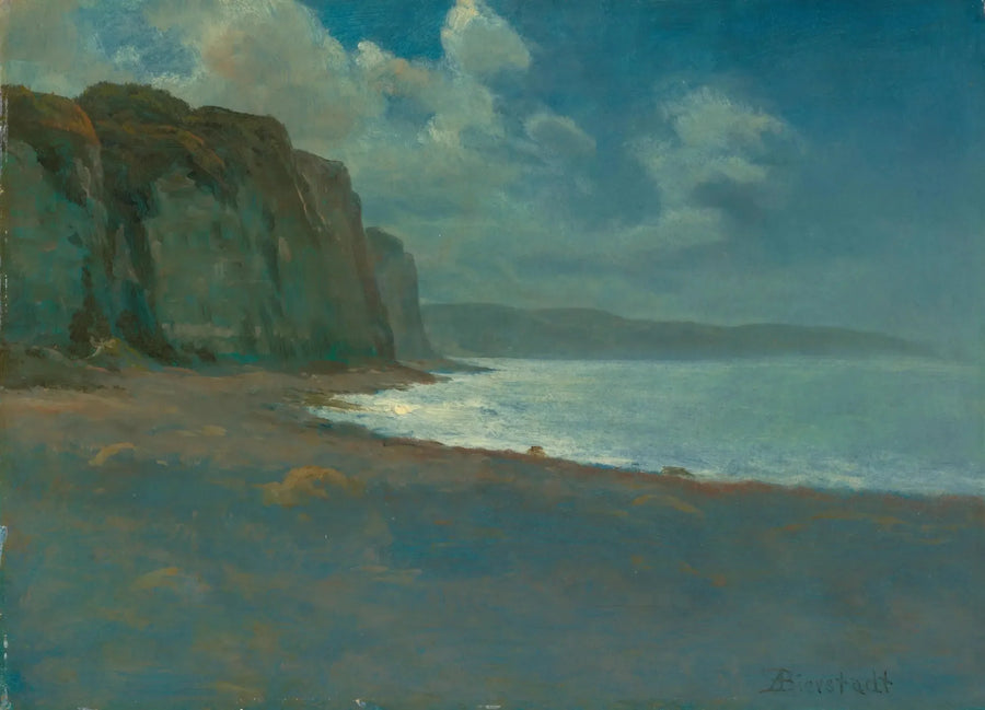 San Mateon piirikunnan rannikkoseutu - Albert Bierstadt