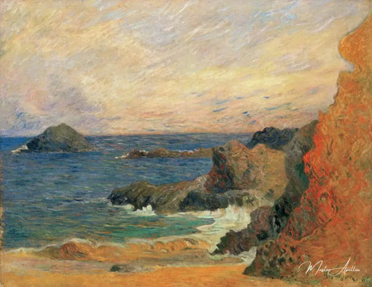 Côte rocheuse - Paul Gauguin - Reproductions de tableaux et peintures haut de gamme