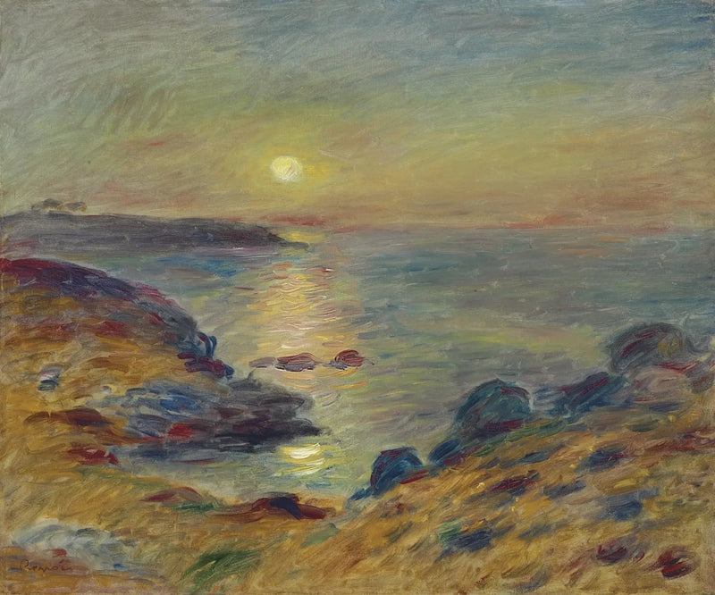 Auringonlasku Douarnenezissa - Pierre-Auguste Renoir