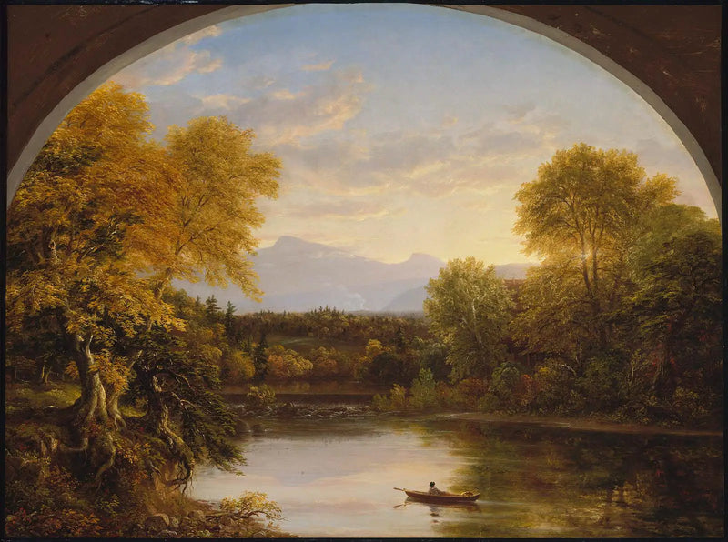 Auringonlasku Catskillsissa - Thomas Cole