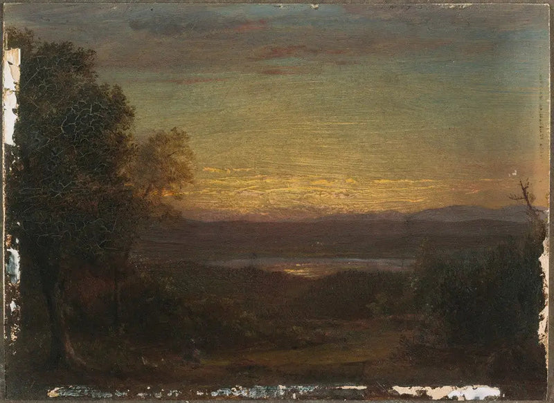 Auringonlasku Olanan näköalasta - Frederic Edwin Church
