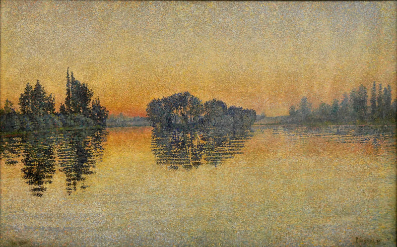 Auringonlasku, Herblay, Opus 206 - Paul Signac