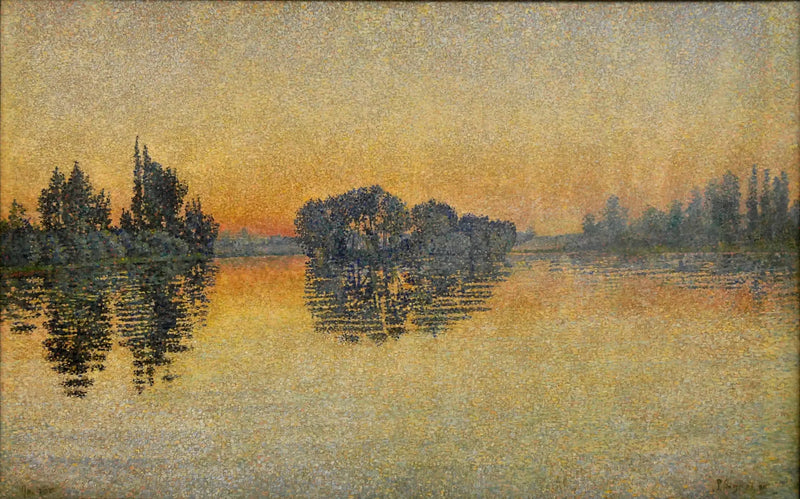 Auringonlasku, Herblay, Opus 206 - Paul Signac